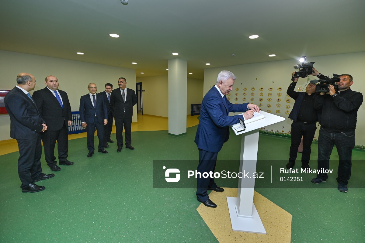 Füzuli şəhərində aparılmış bərpa işləri ilə bağlı keçirilən təqdimat