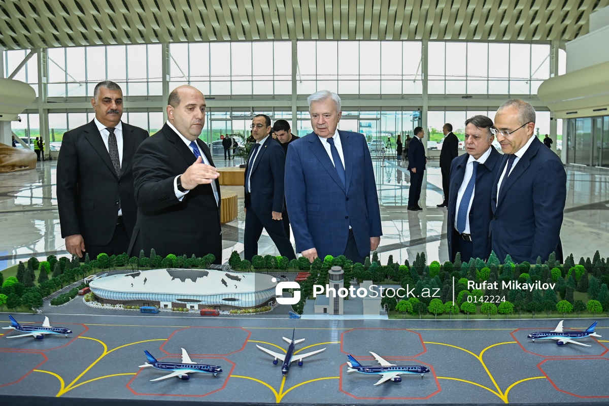 Füzuli şəhərində aparılmış bərpa işləri ilə bağlı keçirilən təqdimat