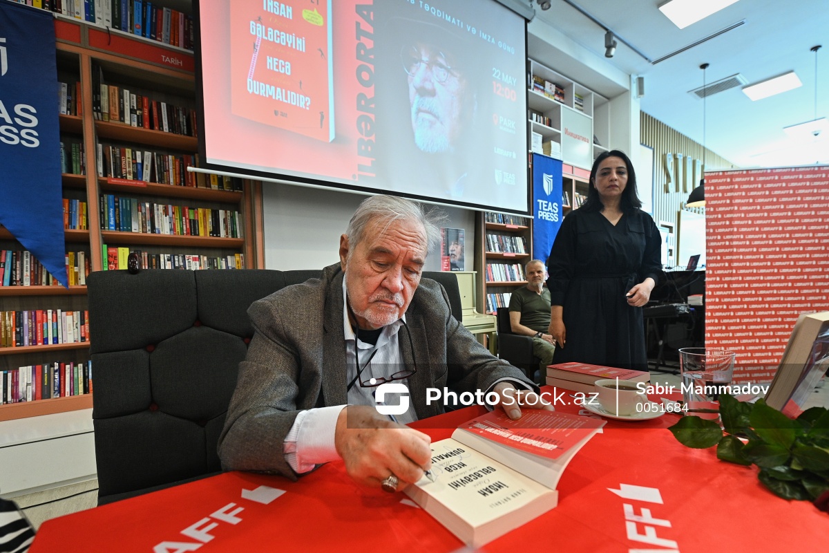 Türkiyənin dünyaca məşhur tarixçisi İlbər Ortaylının kitab təqdimatı