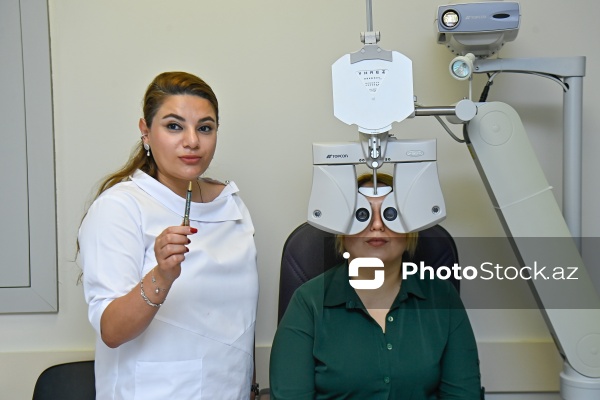Akademik Zərifə Əliyeva adına Milli Oftalmologiya Mərkəzində göz əməliyyatı