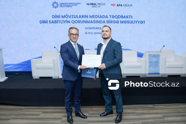 "Dini mövzuların mediada təqdimatı: dini sabitliyin qorunmasında birgə məsuliyyət" mövzusunda konfrans