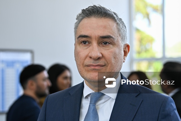 Turxan Əhmədov - Yenidən qurulan Kürdəmir stansiyasının açılışında