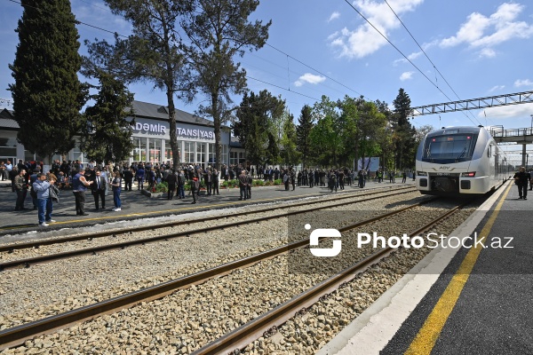 Sərnişinlərin istifadəsinə veriləcək Kürdəmir stansiyası
