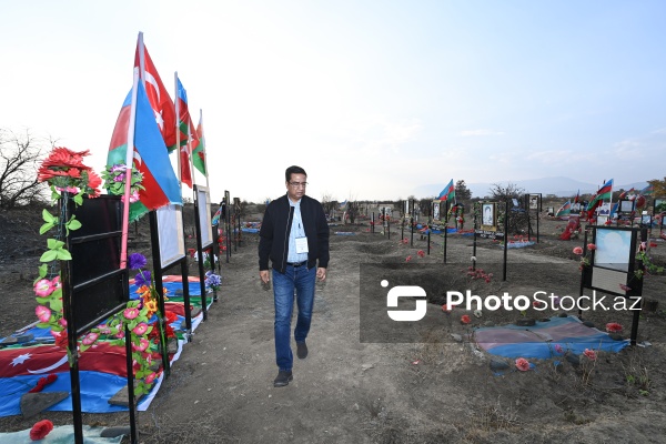 Beynəlxalq konfransın iştirakçıları Ağdamda erməni vandalizminin izlərinə baxıblar
