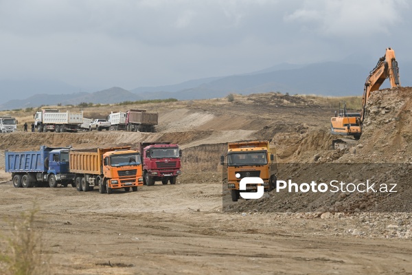 Ağdam-Əsgəran-Xocalı-Xankəndi avtomobil yolunda quruculuq işləri