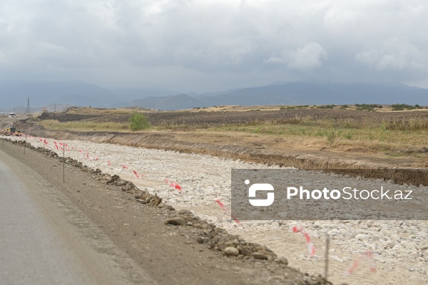 Ağdam-Əsgəran-Xocalı-Xankəndi avtomobil yolunda quruculuq işləri