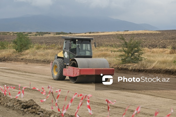 Ağdam-Əsgəran-Xocalı-Xankəndi avtomobil yolunda quruculuq işləri