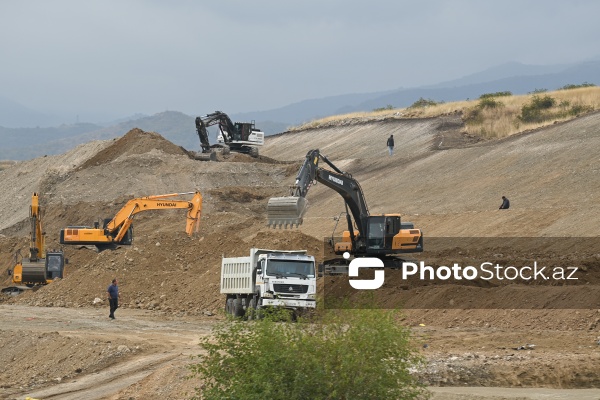 Ağdam-Əsgəran-Xocalı-Xankəndi avtomobil yolunda quruculuq işləri