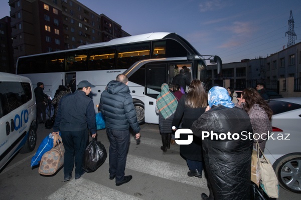 Ağdam şəhərinə növbəti köç karvanı yola salınıb