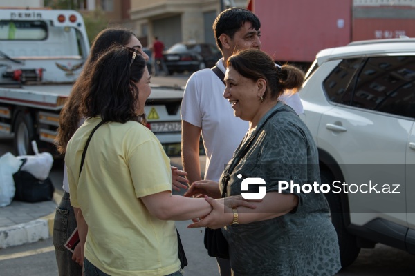 Ağdamın Kəngərli kəndinə yola salınan növbəti köç karvanı