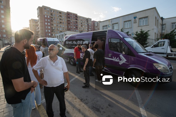 Ağdamın Kəngərli kəndinə yola salınan növbəti köç karvanı