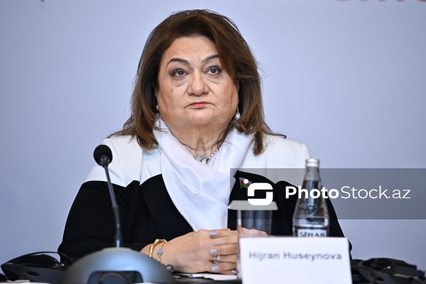 Hicran Hüseynova - AQEM-in qadınların liderliyinə həsr olunmuş beynəlxalq konfransında