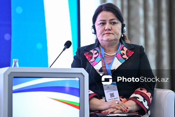 Zarina Abdulmaynzoda - AQEM-in qadınların liderliyinə həsr olunmuş beynəlxalq konfransında