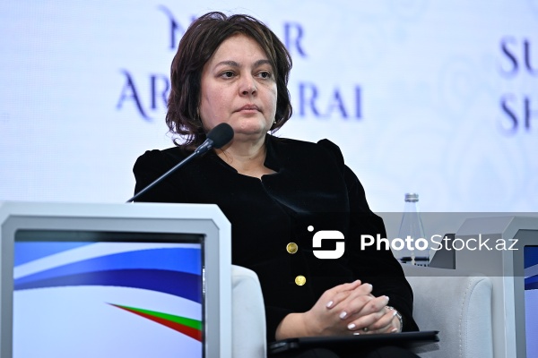 Umayra Tağıyeva - AQEM-in qadınların liderliyinə həsr olunmuş beynəlxalq konfransında