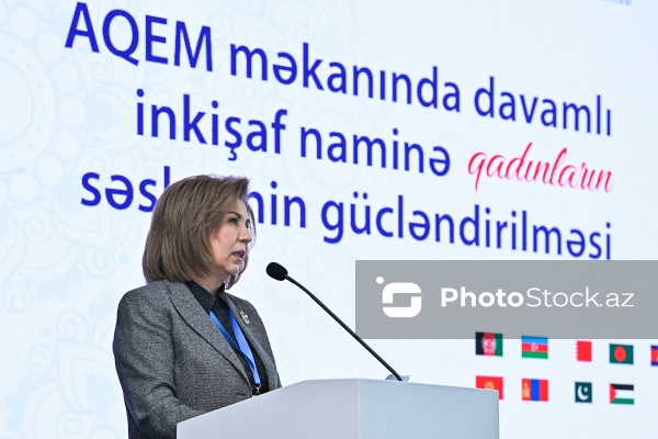 Bahar Muradova - AQEM-in qadınların liderliyinə həsr olunmuş beynəlxalq konfransında