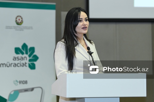 Əsli İbrahimli - "ASAN xidmət indeksi" və "ASAN müraciət" informasiya sisteminin fəaliyyətinə dair tədbirdə