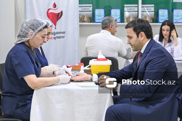 Aşura günü ilə bağlı İlahiyyat İnstitutunda keçirilən qanvermə aksiyası