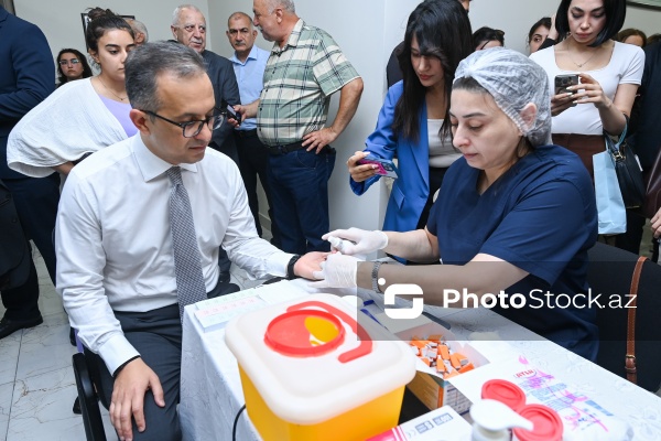 Aşura günü ilə bağlı İlahiyyat İnstitutunda keçirilən qanvermə aksiyası