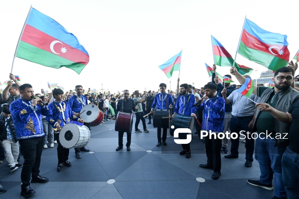 Avropa çempionatında qızıl medal qazanan Azərbaycanın minifutbol millisi Vətənə qayıdıb