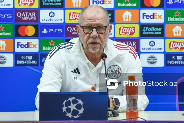 Fred Qrim - "Ayaks"ın Bakıda keçirilən mətbuat konfransında