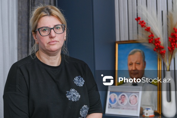 AZAL-ın təyyarə qəzasında həlak olan İqor Kşnyakinin həyat yoldaşı Yana Kşnyakina