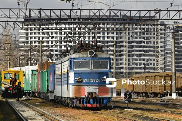 Azərbaycan ərazisindən keçməklə Ermənistana Rusiya taxılı daşıyan yük qatarı Biləcəridən yola düşüb