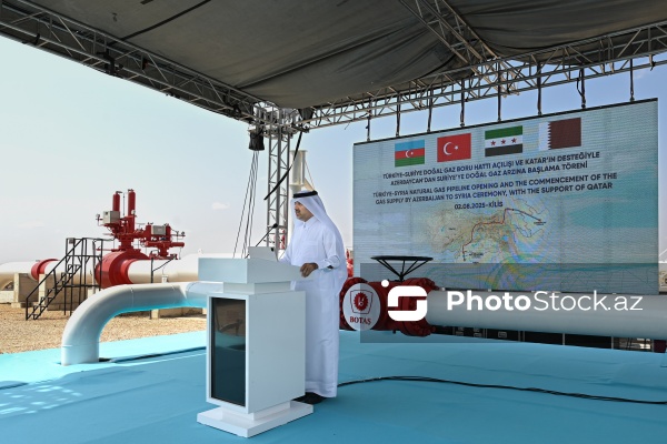 Azərbaycan qazının Türkiyə üzərindən Suriyaya ixracına start verilib