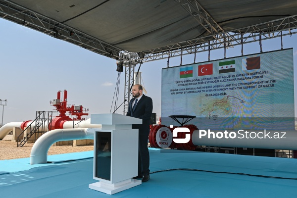 Azərbaycan qazının Türkiyə üzərindən Suriyaya ixracına start verilib