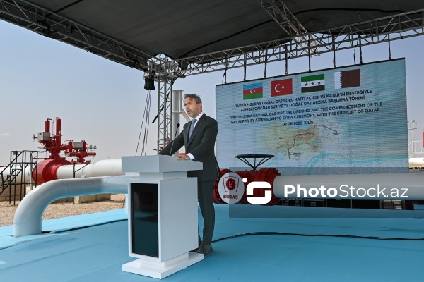 Azərbaycan qazının Türkiyə üzərindən Suriyaya ixracına start verilib