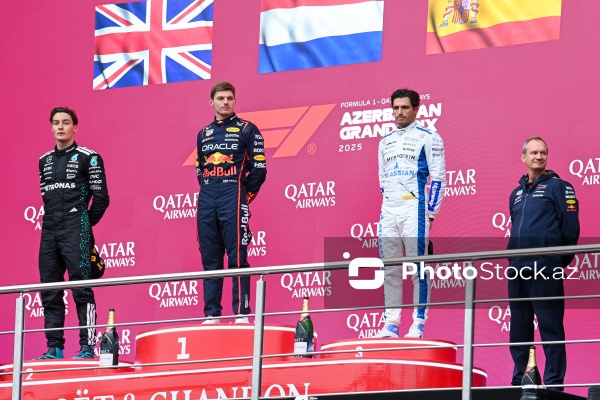 Azərbaycan Qran-prisi: "Formula 1"də mükafatlandırma mərasimi