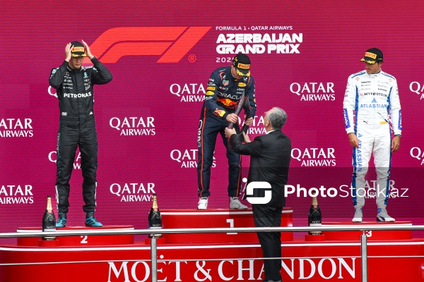 Azərbaycan Qran-prisi: "Formula 1"də mükafatlandırma mərasimi