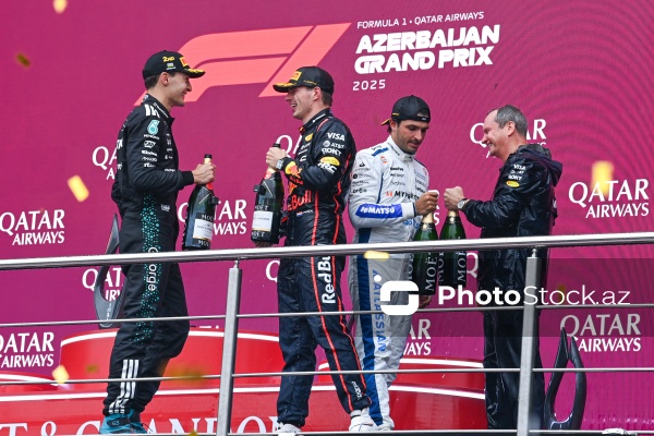 Azərbaycan Qran-prisi: "Formula 1"də mükafatlandırma mərasimi