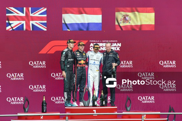 Azərbaycan Qran-prisi: "Formula 1"də mükafatlandırma mərasimi