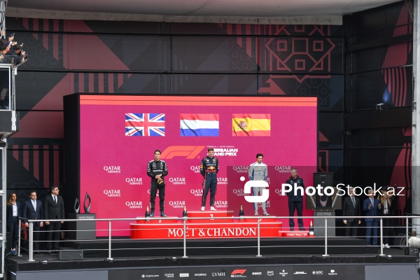 Azərbaycan Qran-prisi: "Formula 1"də mükafatlandırma mərasimi