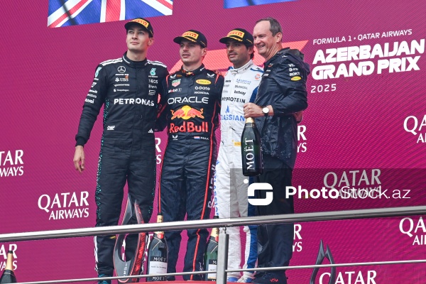 Azərbaycan Qran-prisi: "Formula 1"də mükafatlandırma mərasimi