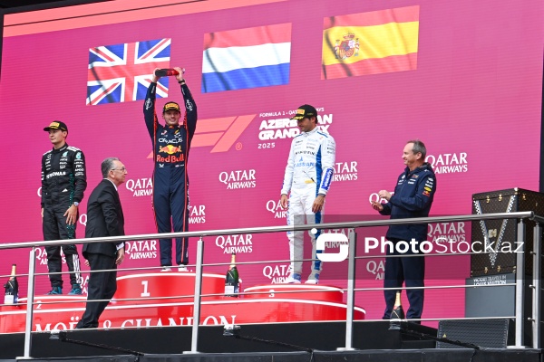 Azərbaycan Qran-prisi: "Formula 1"də mükafatlandırma mərasimi