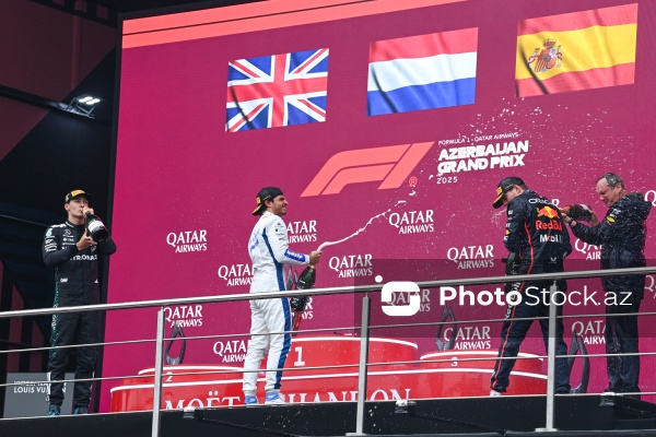 Azərbaycan Qran-prisi: "Formula 1"də mükafatlandırma mərasimi