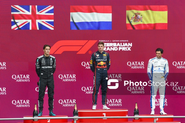 Azərbaycan Qran-prisi: "Formula 1"də mükafatlandırma mərasimi