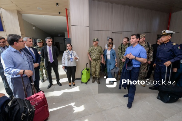 Azərbaycanda akkreditə olunmuş diplomatlar Ağdamdan Bakıya sürət qatarı ilə qayıdırlar