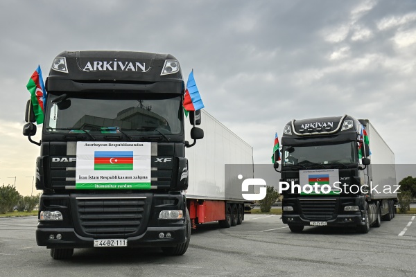 Azərbaycandan İrana növbəti humanitar yardım yola salınıb