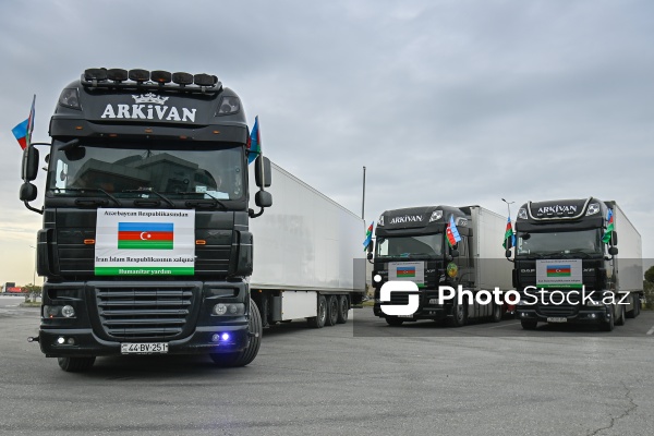 Azərbaycandan İrana növbəti humanitar yardım yola salınıb