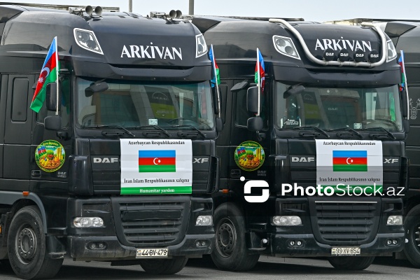 Azərbaycandan İrana növbəti humanitar yardım yola salınıb