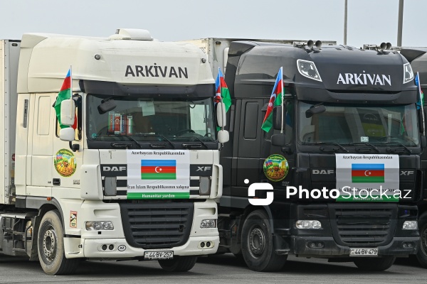 Azərbaycandan İrana növbəti humanitar yardım yola salınıb