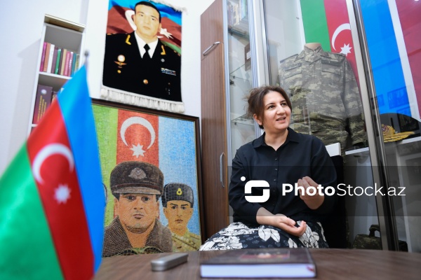 Azərbaycanın Milli Qəhrəmanı Polad Həşimovun həyat yoldaşı Ofelya Salmanova