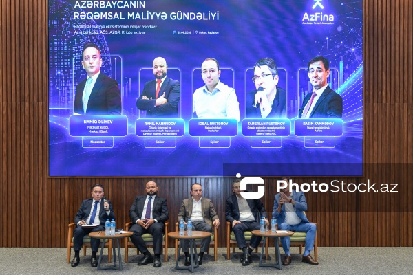 "Azərbaycanın rəqəmsal maliyyə gündəliyi" mövzusunda keçirilən tədbir