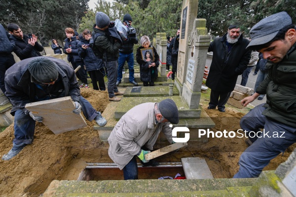 Azərbaycanlı aktrisa Çimnaz Sultanova ilə keçirilən vida mərasimi