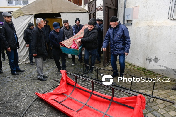 Azərbaycanlı aktrisa Çimnaz Sultanova ilə keçirilən vida mərasimi