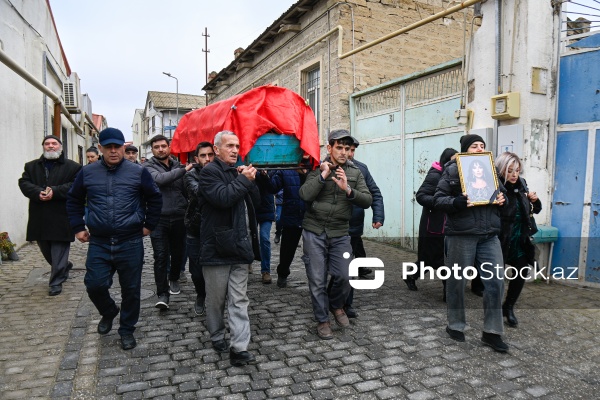 Azərbaycanlı aktrisa Çimnaz Sultanova ilə keçirilən vida mərasimi