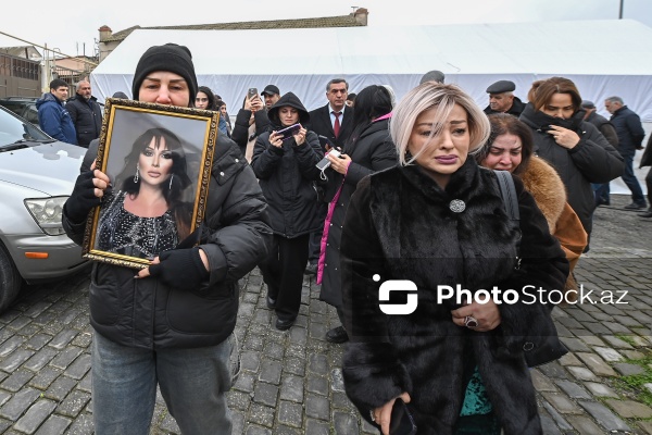 Azərbaycanlı aktrisa Çimnaz Sultanova ilə keçirilən vida mərasimi