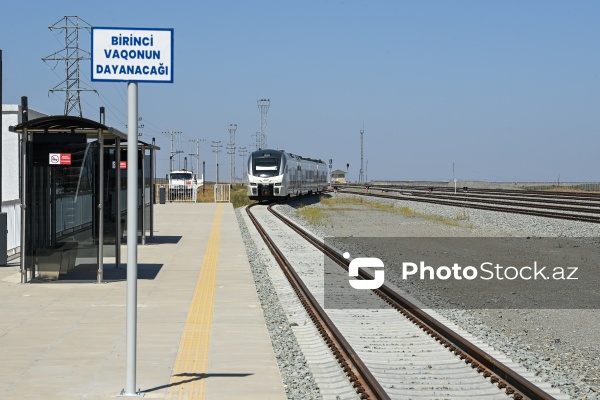 Bakı-Ağdam sərnişin qatarı təyinat məntəqəsinə çatıb